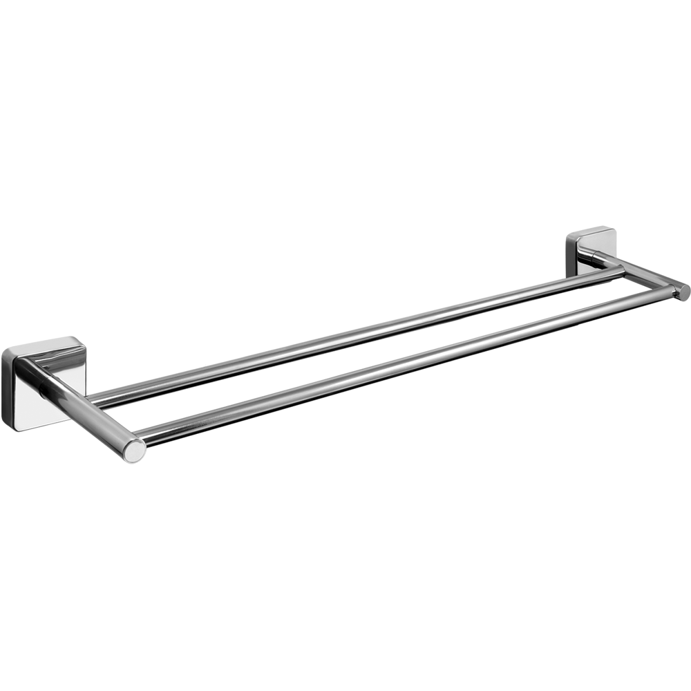 Kapitan Quattro polished mirror dviguba rankšluosčių kabykla 60cm