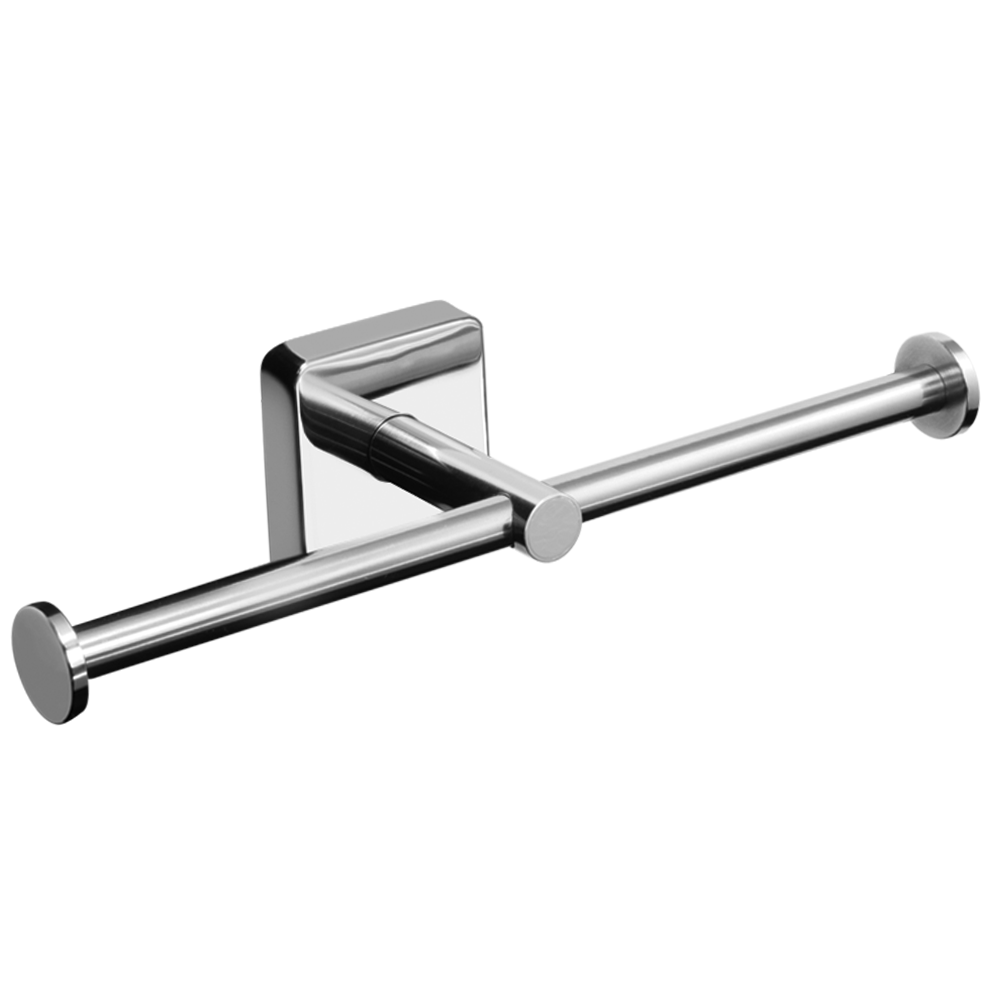 Kapitan Quattro polished mirror dvigubas popieriaus laikiklis Kapitan Quattro polished mirror dvigubas popieriaus laikiklis