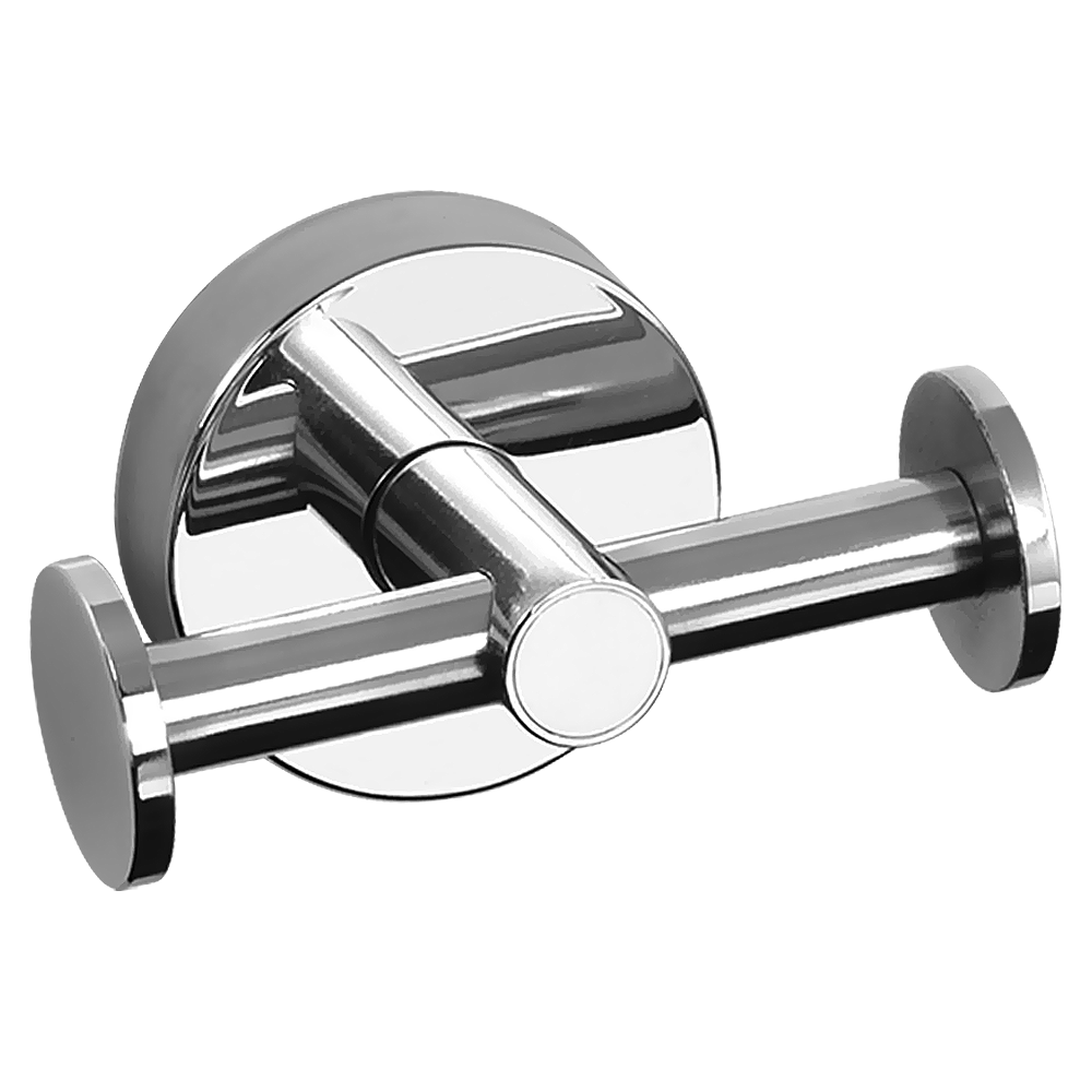 Kapitan Uno Polished Mirror dvigubas kabliukas