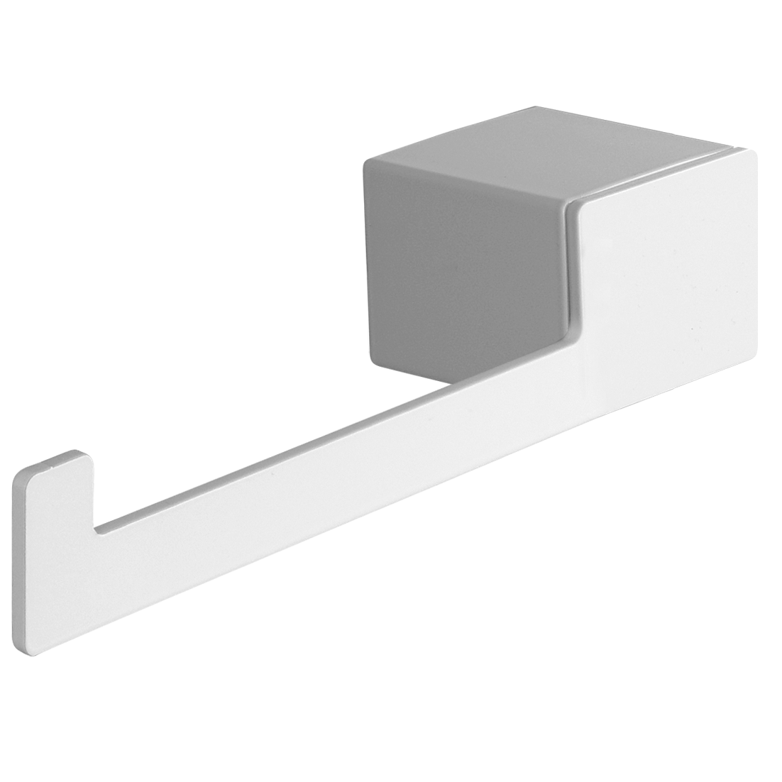 Kapitan Neo White Matt popieriaus laikiklis, kairė