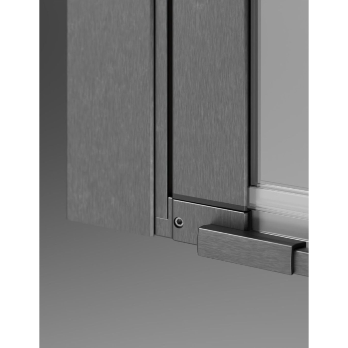 Kampinė dušo kabina Radaway Nes Brushed Gun Metal KDD B / KDD I 3 Kampinė dušo kabina Radaway Nes Brushed Gun Metal KDD B / KDD I 3