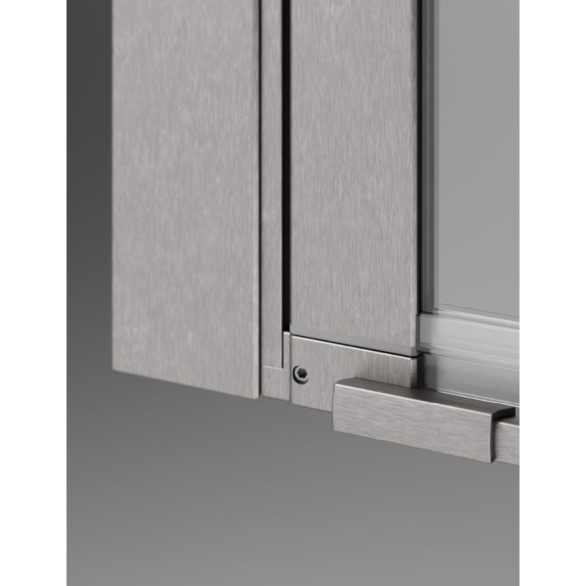 Kampinė dušo kabina Radaway Nes KDD B / KDD II Brushed Nickel 1 Kampinė dušo kabina Radaway Nes KDD B / KDD II Brushed Nickel 1