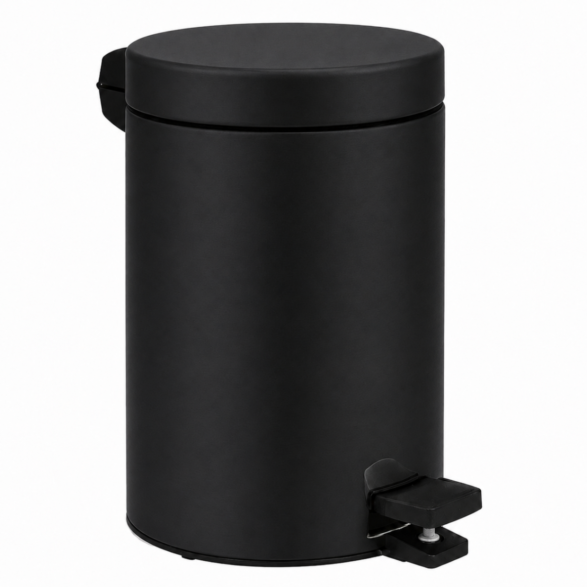 Kapitan Black Matt Inox šiukšliadėžė, 5L Kapitan Black Matt Inox šiukšliadėžė, 5L