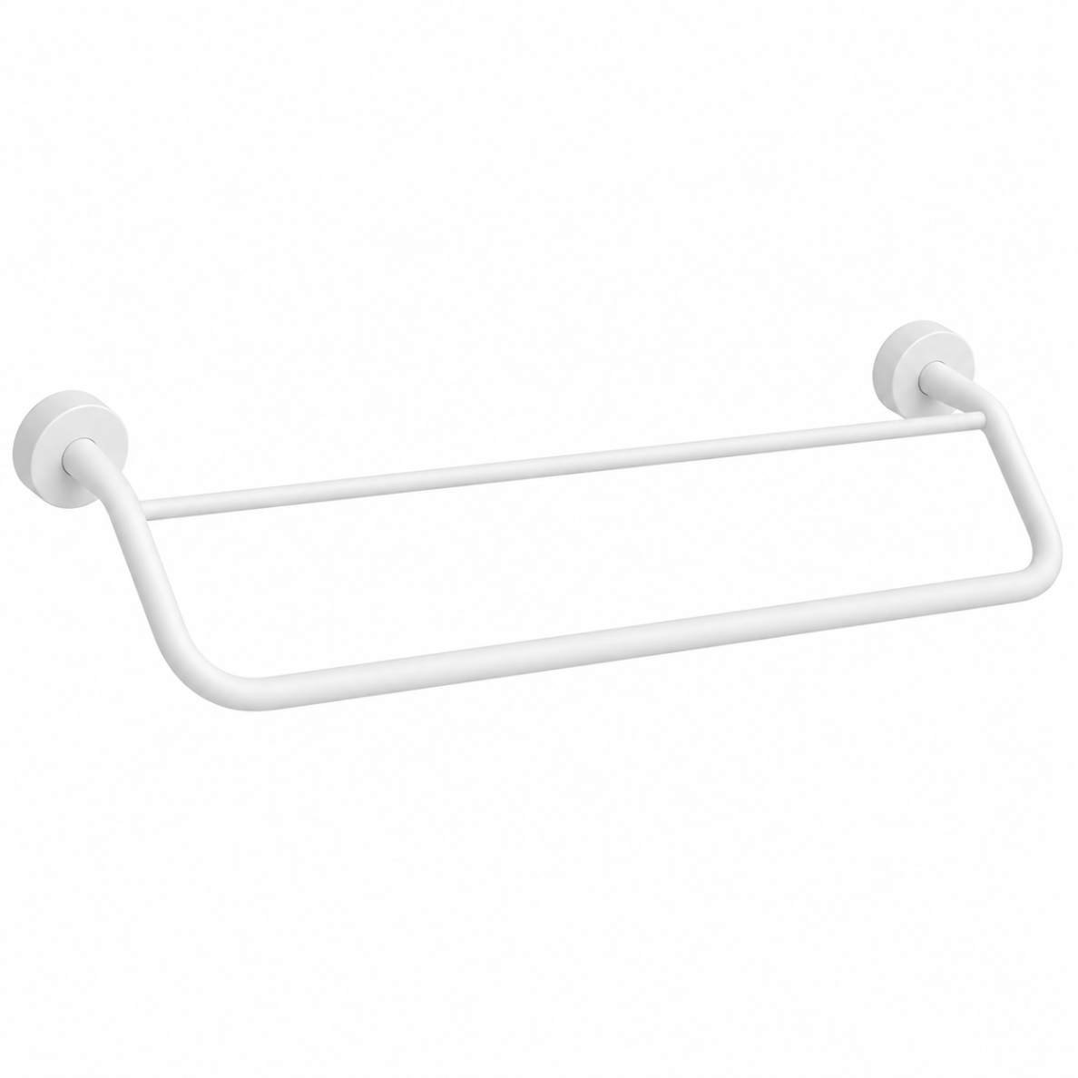 Kapitan Moderno White Matt dviguba rankšluosčių kabykla 60cm