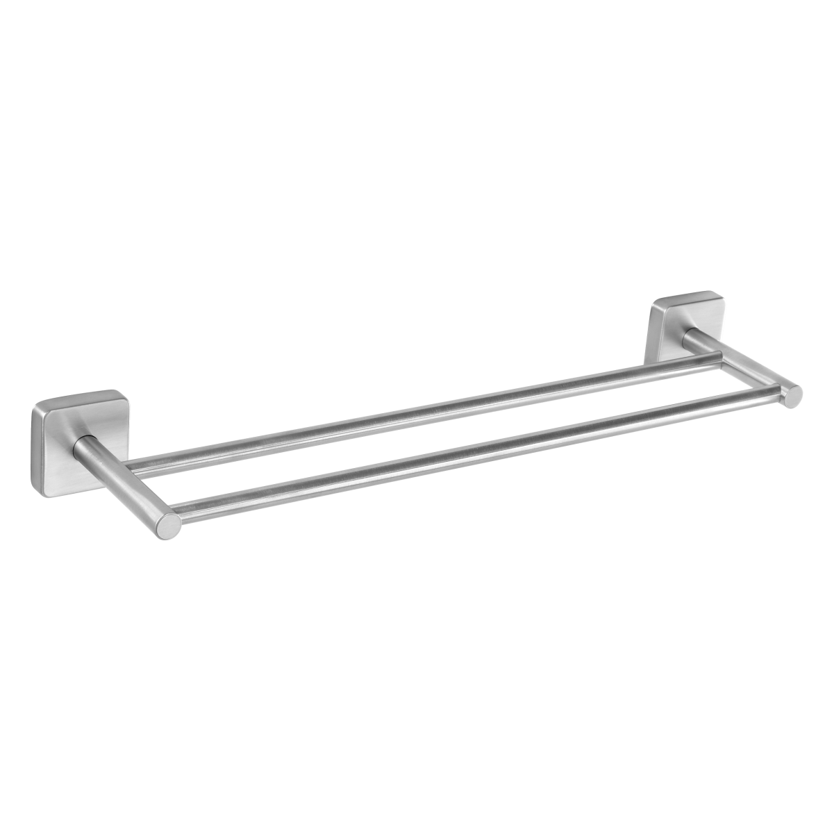 Kapitan Quattro Brushed dviguba rankšluosčių kabykla 60cm Kapitan Quattro Brushed dviguba rankšluosčių kabykla 60cm