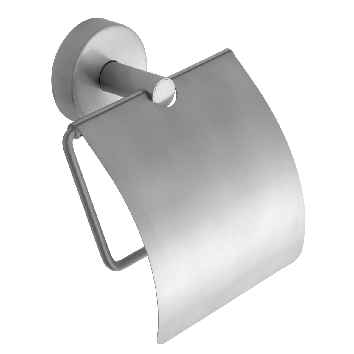 Kapitan Uno Brushed popieriaus laikiklis su dangteliu