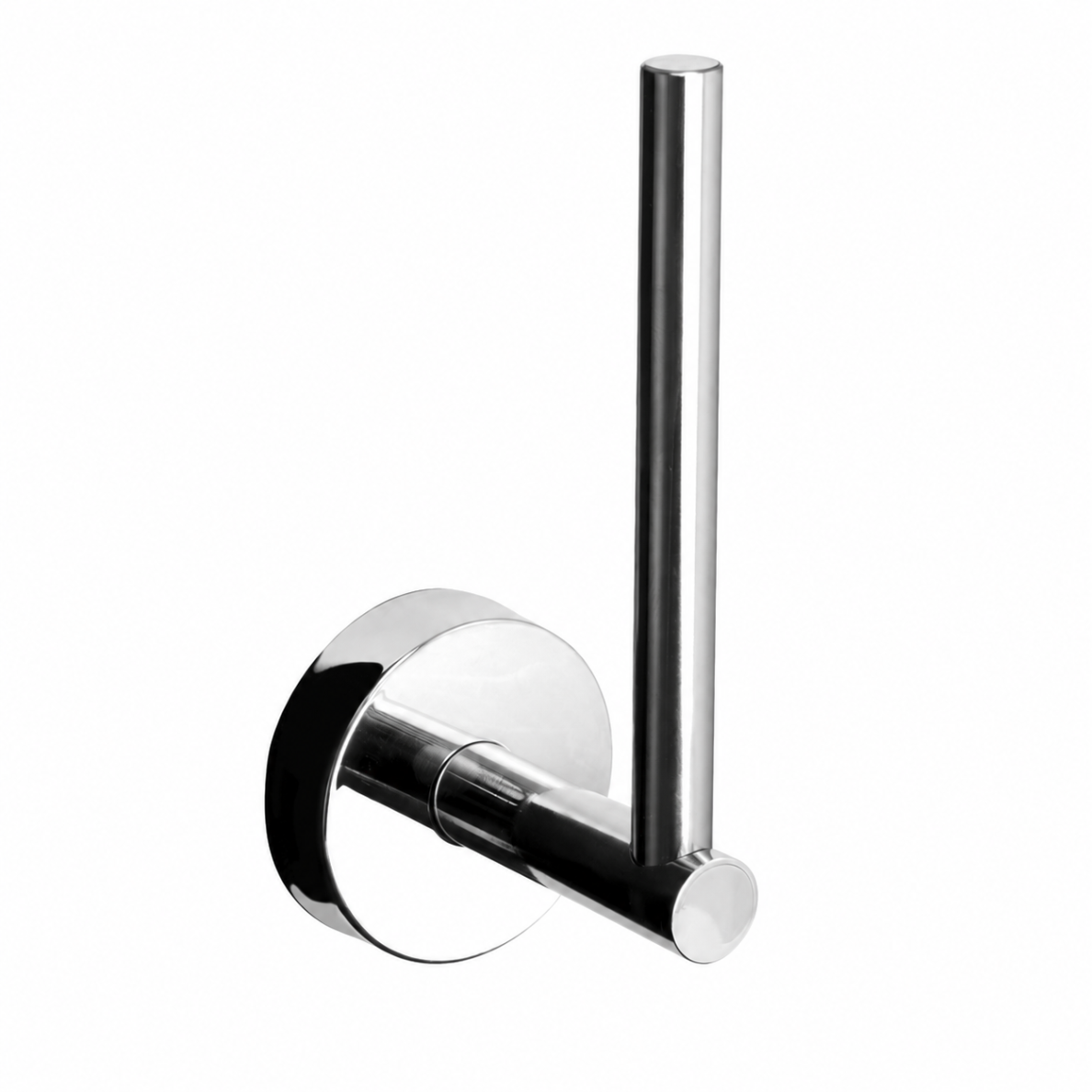 Kapitan Uno Polished Mirror vertikalus popieriaus laikiklis, prailgintas