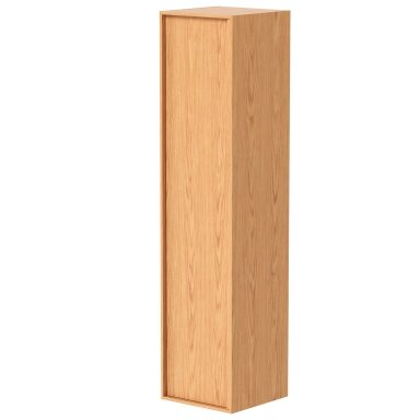 Kame Lumi ūkinė spintelė su 1 durelėmis, medinė rankena, 38 cm, bookmatch oak Kame Lumi ūkinė spintelė su 1 durelėmis, medinė rankena, 38 cm, bookmatch oak