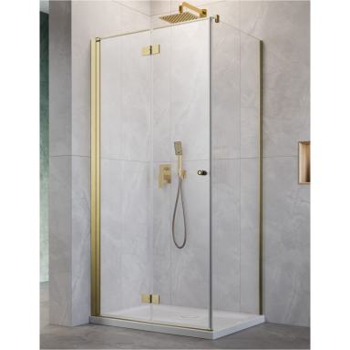 Kampinė dušo kabina Radaway Nes Brushed Gold KDJ B Kampinė dušo kabina Radaway Nes Brushed Gold KDJ B