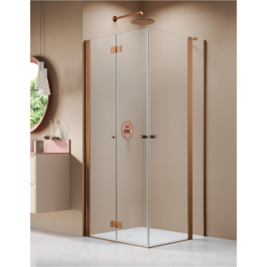 Kampinė dušo kabina Radaway Nes KDD B / KDD II Brushed Copper Kampinė dušo kabina Radaway Nes KDD B / KDD II Brushed Copper