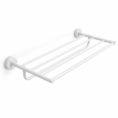 Kapitan Nets White Matt rankšluosčių kabykla su papildomu strypu 60cm