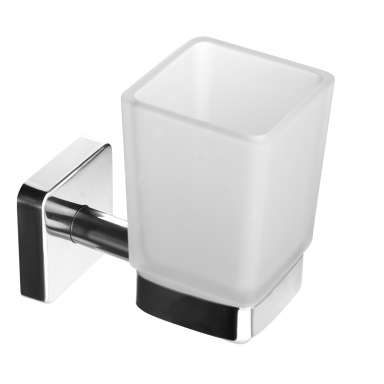 Kapitan Quattro polished mirror stiklinės laikiklis
