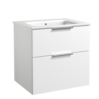 RB Bathroom GRAND apatinė spintelė su stalčiais ir su praustuvu 610x460x600 mm, (spalvų pasirinkimas)