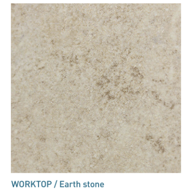 Kame Lumi stalviršis, Earth Stone, pasirenkamas dydis 5