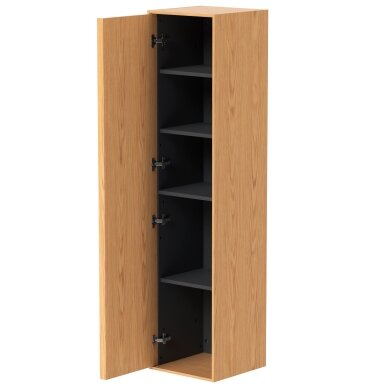 Kame Lumi ūkinė spintelė su 1 durelėmis, medinė rankena, 38 cm, bookmatch oak 1 Kame Lumi ūkinė spintelė su 1 durelėmis, medinė rankena, 38 cm, bookmatch oak 1