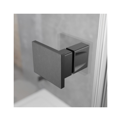 Kampinė dušo kabina Radaway Essenza Pro Brushed GunMetal KDD, skaidrus stiklas 3 Kampinė dušo kabina Radaway Essenza Pro Brushed GunMetal KDD, skaidrus stiklas 3