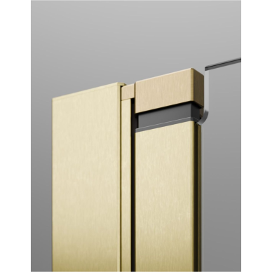 Kampinė dušo kabina Radaway Nes Brushed Gold KDD B / KDD I 4