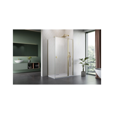 Kampinė dušo kabina Radaway Nes Brushed Gold KDJ II 1 Kampinė dušo kabina Radaway Nes Brushed Gold KDJ II 1