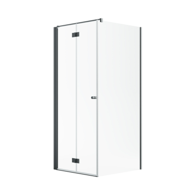 Kampinė dušo kabina Radaway Nes Brushed GunMetal KDJ B 1