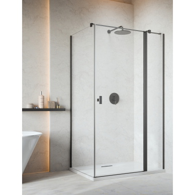 Kampinė dušo kabina Radaway Nes Brushed GunMetal KDJ II Kampinė dušo kabina Radaway Nes Brushed GunMetal KDJ II
