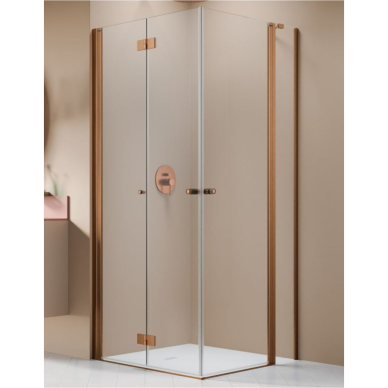 Kampinė dušo kabina Radaway Nes KDD B / KDD II Brushed Copper Kampinė dušo kabina Radaway Nes KDD B / KDD II Brushed Copper