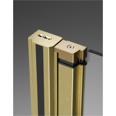 Kampinė dušo kabina Radaway Nes KDD B / KDD II Brushed Gold 1 Kampinė dušo kabina Radaway Nes KDD B / KDD II Brushed Gold 1