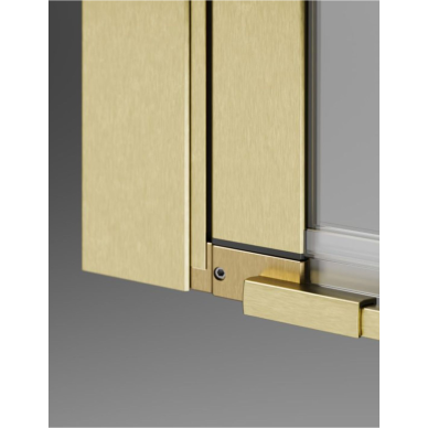 Kampinė dušo kabina Radaway Nes KDD B / KDD II Brushed Gold 2 Kampinė dušo kabina Radaway Nes KDD B / KDD II Brushed Gold 2