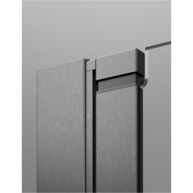 Kampinė dušo kabina Radaway Nes KDD B / KDD II Brushed Gunmetal 4 Kampinė dušo kabina Radaway Nes KDD B / KDD II Brushed Gunmetal 4