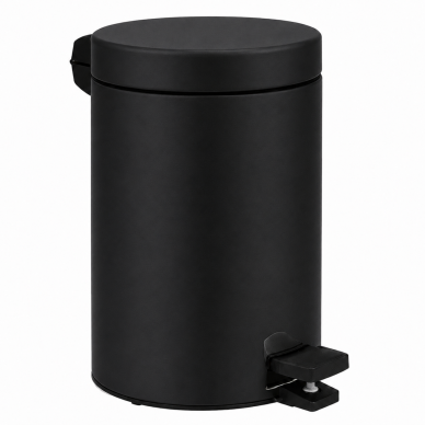 Kapitan Black Matt Inox šiukšliadėžė, 12L Kapitan Black Matt Inox šiukšliadėžė, 12L