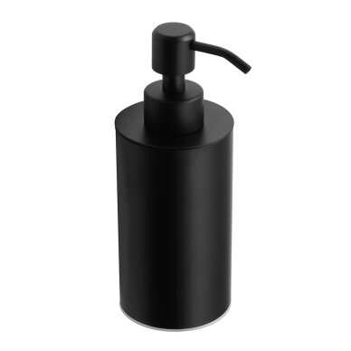 Kapitan Black Matt pastatomas muilo dozatorius (250 ml), su metaliniu dozavimo mechanizmu