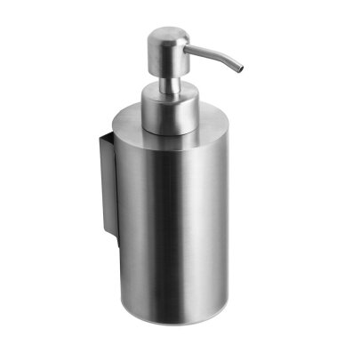Kapitan Brushed pakabinamas muilo dozatorius (250 ml), su metaliniu dozavimo mechanizmu