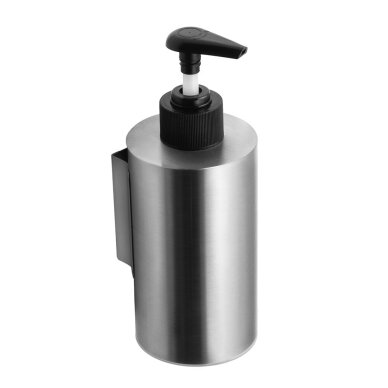 Kapitan Brushed pakabinamas muilo dozatorius (250 ml), su plastikiniu dozavimo mechanizmu