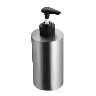 Kapitan Brushed pastatomas muilo dozatorius (250 ml), su plastikiniu dozavimo mechanizmu
