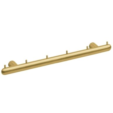 Kapitan Corona Brushed Gold 6 vietų kabliukas
