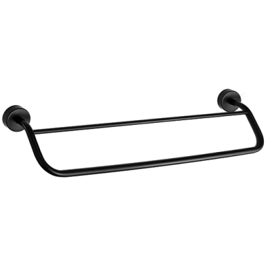 Kapitan Moderno Black Matt dviguba rankšluosčių kabykla 50cm Kapitan Moderno Black Matt dviguba rankšluosčių kabykla 50cm