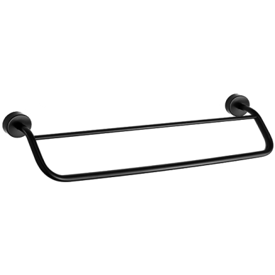 Kapitan Moderno Black Matt dviguba rankšluosčių kabykla 60cm Kapitan Moderno Black Matt dviguba rankšluosčių kabykla 60cm
