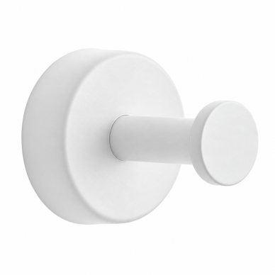 Kapitan Moderno White Matt kabliukas Kapitan Moderno White Matt kabliukas