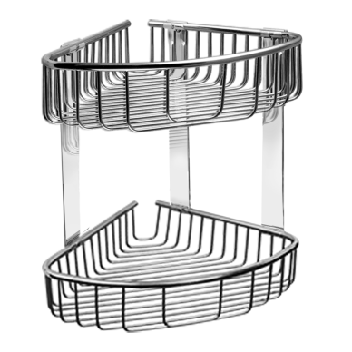 Kapitan Nets Mirror polished dviguba kampinė lentyna dušui Kapitan Nets Mirror polished dviguba kampinė lentyna dušui