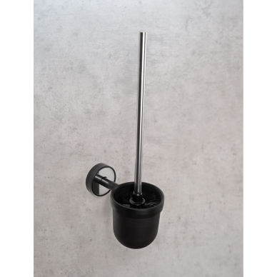 Kapitan Optimo Black wc šepečio laikiklis 1 Kapitan Optimo Black wc šepečio laikiklis 1
