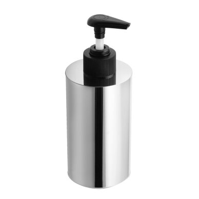 Kapitan Polished Mirror pastatomas muilo dozatorius (250 ml), su plastikiniu dozavimo mechanizmu