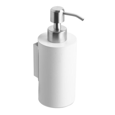 Kapitan White Matt pakabinamas muilo dozatorius (250 ml), su metaliniu dozavimo mechanizmu