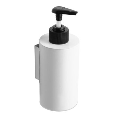 Kapitan White Matt pakabinamas muilo dozatorius (250 ml), su plastikiniu dozavimo mechanizmu