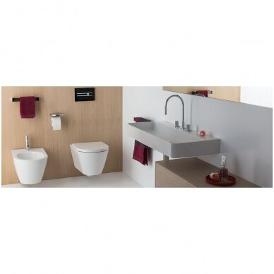 Kartell by Laufen Rimless pakabinamas klozetas su soft close dangčiu su LCC danga 2