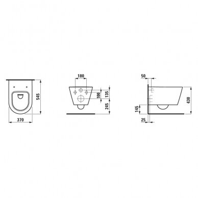 Kartell by Laufen Rimless pakabinamas klozetas su soft close dangčiu su LCC danga 3 Kartell by Laufen Rimless pakabinamas klozetas su soft close dangčiu su LCC danga 3