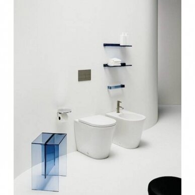 Kartell by LAUFEN pastatomas WC puodas Rimless, baltas