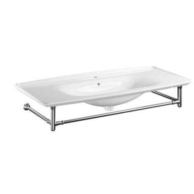 Kerasan New York praustuvas su prie sienos tvirtinama konstrukcija 120 cm Kerasan New York praustuvas su prie sienos tvirtinama konstrukcija 120 cm
