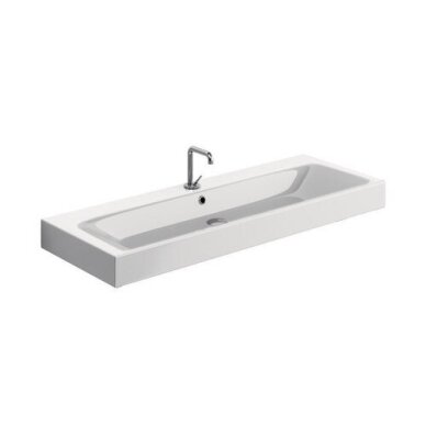 Kerasan Cento pakabinamas arba pastatomas 100×45 cm praustuvas