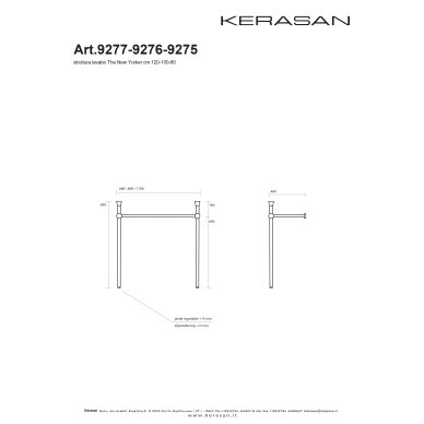 Kerasan New York praustuvas su pastatoma konstrukcija 120cm 1 Kerasan New York praustuvas su pastatoma konstrukcija 120cm 1