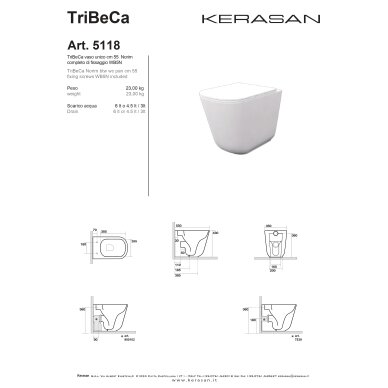 Kerasan Tribeca pristatomas klozetas su lėtai nusileidžiančiu dangčiu 4 Kerasan Tribeca pristatomas klozetas su lėtai nusileidžiančiu dangčiu 4