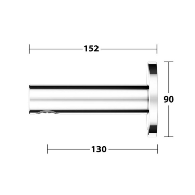Keuco Edition 400 vonios snapas potinkinei sistemai, 152mm (pasirinkite spalvą) 3